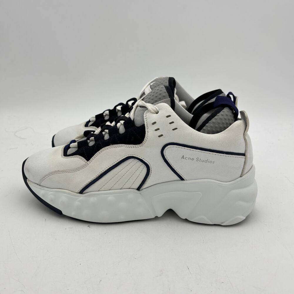 Acne Studios Manhattan Black White Chunky Sneakers Women's 39 - Picture 5 of 13